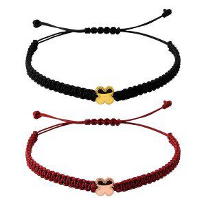 [골드앤]*3월 특가* 골드앤 14K 골든클로버 매듭 팔찌 대