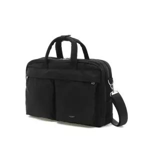 [롯데백화점]질스튜어트 [EVAN] 에반 블랙 투포켓 나일론 토트백 겸 서류가방 JUBA5F501 BK