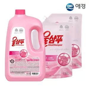 울샴푸 중성세제 오리지널 용기 3L 1개+리필 1.8L 2개