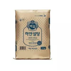 CJ제일제당 백설 하얀설탕 15kg / 업소용/ 식당용 대용량