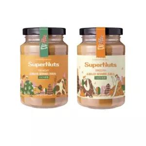 최화정 땅콩버터 슈퍼너츠 땅콩 100% 피넛버터 크런치1개 260g +스무스1개 260g