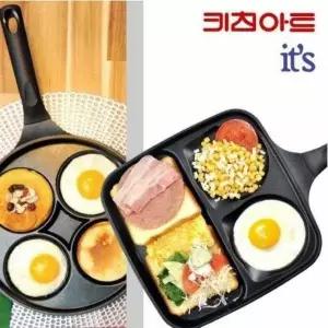 키친아트 에그팬 3구 4구 후라이팬 계란후라이팬 멀티팬