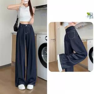 PETITBATH 텐셀 소프트 데님 팬츠 여 여름 아이스 와이드 팬츠