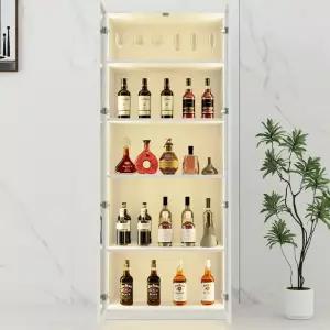 써밋 800 LED 조명 유리 술장 피규어 장식장