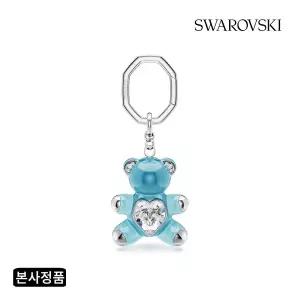 [롯데백화점]스와로브스키 [본사정품] Teddy 블루 로듐 키 링 5733826