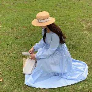 일레트 셔링 스트링 원피스 봄 가을 데일리룩 데이트룩