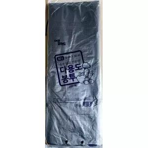 다용도봉투(검정색 30L 48x64cm 100매)/쓰레기봉투/봉투/일회용/봉지/쓰레기/비닐/재활용/쓰레기통/속지