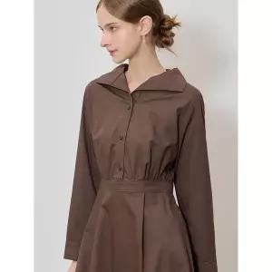 [쉬즈미스]소피스티 와이드 오픈카라 원피스 택가격 398000원 _P404553588