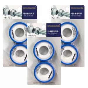 코텍 테프론테이프(2P) x(3개) W5709 나사씰테이프/테프론/테이프/나사/씰링/배관용/내열/방수/공업/산업