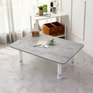 4단 높이 조절 접이식 좌식 소파 거실 테이블 900mm/책상 밥상 미니 탁자 다과 공부상 폴딩 1인용 다용도