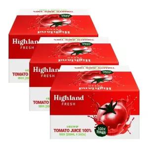 하이랜드 프레쉬 100프로 토마토 주스 200mlX24팩X3박스