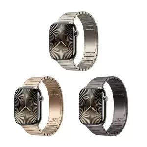 Apple Watch 11 GPS + Cellular 42mm 내추럴 티타늄 케이스/링크 브레이슬릿(내추럴/골드/슬레이트) 선택