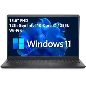 Dell Inspiron 15 3520 15.6인치 FHD 노트북 컴퓨터, 12세대 인텔 10코어 i7-1255U 최대 4.8GHz, 16GB DDR4