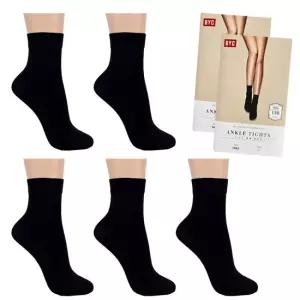 BYC 150데니아 겨울용 기모 발목스타킹 5매 여성 고탄력 두꺼운 스타킹양말
