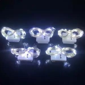 LED 와이어 미니전구 10구 흰색(웜화이트)