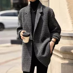 [예쎄] 트위드카라 하프 자켓(S5WJK008A)