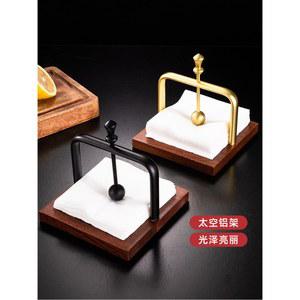 빈티지냅킨홀더레스토랑호텔티슈카페케이스장식고급 사펠레 원목 고급스러운 카페 티슈홀더