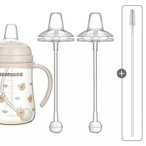 순수아 더블하트 젖병 호환 교체용 리필 스파우트 꼭지 추 빨대