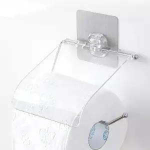 접착식 휴지 걸이 욕실 화장실 화장지 케이스/교체/두루마리/부착식/접착식/거치대/커버/벽/인테리어/티슈