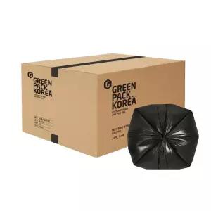 배접쓰레기봉투 분리수거 63X90 중 60리터 1000장/box 검정색(불투명) 배접봉투