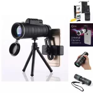 (40 고배율) 콘서트장 스마트폰 망원경/단망경/스코프/등산용/캠핑용/과학/관찰/축구/여행/단만원경/만원경