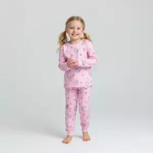 아트박스 프리미에팜 마이멜로디 아동용 피치 기모 9부 내복세트