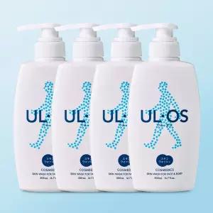 우르오스 스킨워시 (남자 바디워시) 무향, 500g, 4개