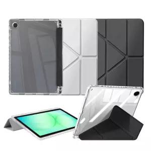 갤럭시탭 A11 플러스 케이스 Y형 스마트 북커버 갤탭 가로형 세로형 거치 S펜수납 투명 백커버 케이스