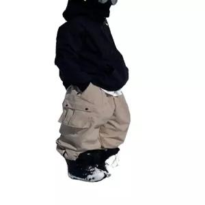 자켓 남여공용 방수 조끼 스노우보드 보드복 베스트 M 블랙