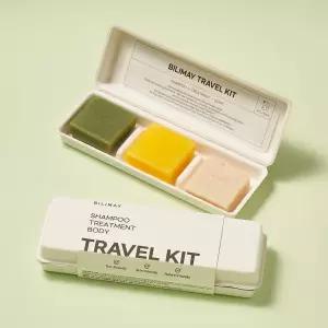 빌리메이 여행용 어메니티 트래블키트(샴푸바+트리트먼트바+바디바)