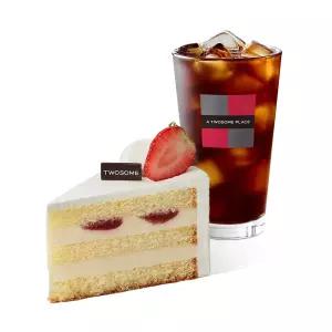 [투썸] 생딸기 생크림 케이크 피스 + 아메리카노 R