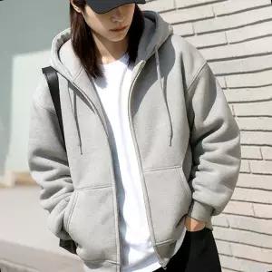 기모후드집업 웜코어 남녀공용 오버핏 겨울 후드티