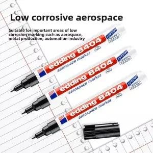 Edding 8404 영구 마커 펜 0.7mm 미세 포인트 수성 방수 잉크 마커 금속 항공 회로 기판 산업