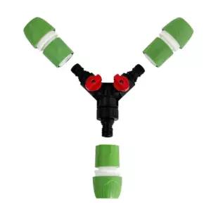 호스 분배기 Y자 수도연결구 연결공구 농업 편사호스/수전/연결/물호스/수도꼭지/잠금/수도/커넥터/연결구