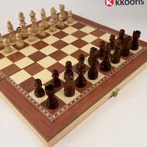 접이식 프리미엄 휴대용 인테리어 원목 체스판 고급 게임 세트