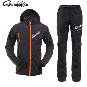 낚시우비 남성용 야외 스포츠 세트 낚시 등산 하이킹 바지 빠른 건조 후드 재킷 운동복 여름