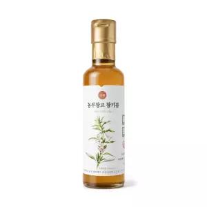 농부창고 저온압착 진한 국산참기름 180ml, 1병