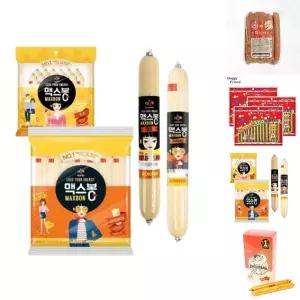 CJ제일제당 맥스봉 오리지널 치즈 소시지 x 2개/칼집/쏘세지/빅/팜/간식/모음/소세지/맥스/봉소/시지/쏘시