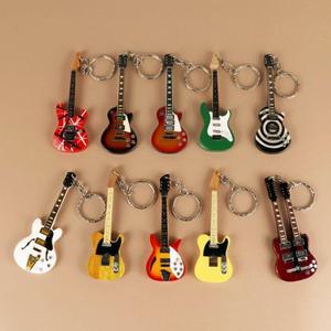 일렉기타 키링 키체인 악기모양 열쇠고리 통기타 키홀더 기념일 선물