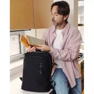 [롯데백화점]닥스 액세서리 블랙 로고장식 나일론 백팩 DBBA6E670