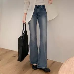 [코코블랑] 골반 볼륨 업 부츠컷 데님팬츠(숏,미들,롱)