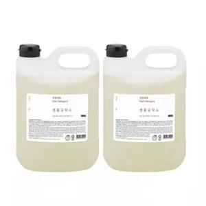 생활공작소 친환경 대용량 주방세제 리필 4L 1+1, 자몽향