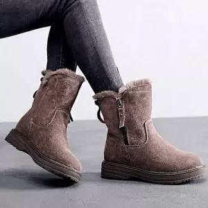 여성용 PQ513727 겨울용 윈터 부츠 털 따뜻 옆 지퍼 패션 방한