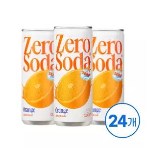 클룹 제로소다 오렌지 250ml 24입