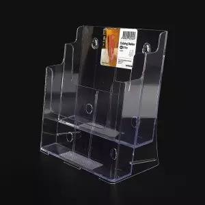 A4 꽂이 2단/전단꽂이/다용도/멀티/용지꽂이/호텔/전시회/세미나/업소/매장/아크릴/진열대/사무실/쇼케이스