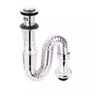 원터치 팝업 일체형 배수관 트랩 부속 세면대폽업 폼업 물마개교체 폴업 욕실부품