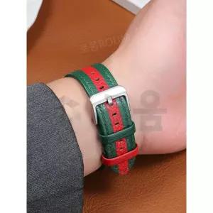 구찌 시계 호환 가죽 시계줄 YA126487 20 22mm 핀버클 스트랩 남녀공용 밴드