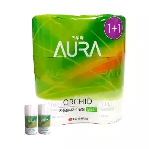 아우라 방향제 단품 자동분사기 리필 난초향 280ml+280ml