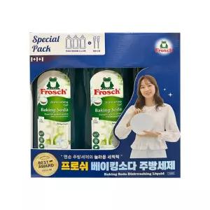프로쉬 베이킹소다 주방세제 1L 3개 + 펌프 2개
