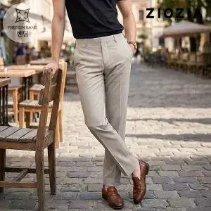 [지오지아] 테이퍼드핏 라이트베이지 미라클 팬츠 S (AAE2PP1601_LBE)